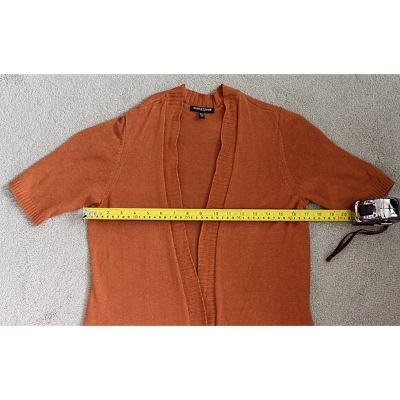 Host Pick!!! 🫎☘️🌏🧲 Eileen Fisher Elbow Sleeve Cardigan- Cotton Silk Cord, PM - Picture 6 of 9